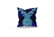 Almofada Decorativa Cheia c/ Zíper 25x25 Capricórnio