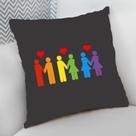 Almofada Decorativa Cheia c/ Zíper 40 x 40cm, O Amor LGBT Almofada Decorativa Cheia c/ Zíper 40 x 40cm, O Amor LGBT