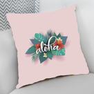 Almofada Decorativa Cheia c/ Zíper 40x40cm,Aloha Almofada Decorativa Cheia c/ Zíper 40x40cm,Aloha