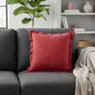 Almofada Decorativa com Enchimento de 60x60 cm com Abas em Suede