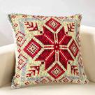 Almofada decorativa de Natal Latch Hook MIAOLLUN 43x43cm