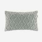 Almofada Decorativa de Tricô 30cmx50cm Roman Névoa Karsten