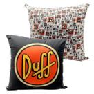 Almofada Decorativa Duff Beer The Simpsons 40x40cm Preta