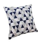 Almofada Decorativa Estampada Losango Marinho
