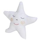 Almofada Decorativa Estrela Piquet Branco