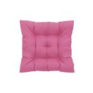 Almofada Decorativa Futon Assento Cadeira 60x60cm Sofá Poltrona Cheia Grande Rosa