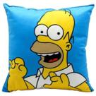 Almofada Decorativa Homer Simpson 25x25 cor Azul - Oficial