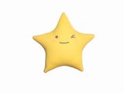 Almofada Decorativa Infantil Fom Estrela Amarelo Macia FOM_ESAM