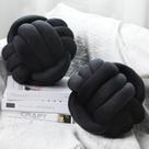 Almofada decorativa Knot Ball Namalu Black 27 cm - conjunto de 2