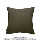 Almofada Decorativa LINHO - Capa Santa Helena- Lisa Castor-50 x 50 cm