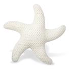 Almofada decorativa Marble Empire White Starfish com lantejoulas