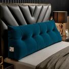 Almofada Decorativa Mel Casal 140cm Suede Cor:Azul-marinhoDesenho do tecido:Liso
