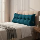 Almofada Decorativa Mel King 195cm Suede Cor:Azul-marinhoDesenho do tecido:Liso