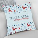 Almofada Decorativa Personalizado Natal Boas Festas Final do Ano