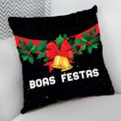 Almofada Decorativa Personalizado Natal Boas Festas Final do Ano