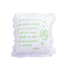 Almofada Decorativa Santo Anjo c/ Lese Para Quarto de Bebê Menina Menino