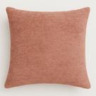 Almofada Decorativa Tecido Rosê Charlote Premium Com Enchimento 42x42cm - Jolitex