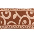 Almofada Decorativa Turin Retangular Com Refil 58% Algodão / 42% Poliéster - Arabesco Coral