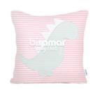 Almofada dino Bernardo 40 x 40 - listrado rosa