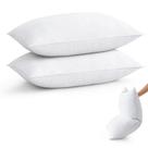 Almofada dobrável King Size, pacote com 2 unidades, Goose Feather Soft