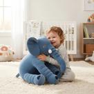 Almofada Elefante De Pelúcia Plush 45cm Para Bebê