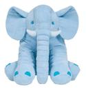 Almofada Elefante Pelúcia 60cm Azul Buba