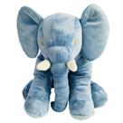 Almofada Elefante Pelúcia 60cm Travesseiro Bebê Antialérgico - Cores - Beca Baby