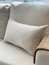Almofada em Linho Tramado Offwhite Retangular