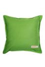 Almofada em pesponto 25 cm x 25 cm verde