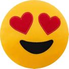 Almofada emoji apaixonado whatsapp bordado 28x28cm com zíper presente dia dos namorados