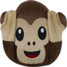 Almofada Emoji Pelúcia 45cm macaco surdo