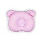 Almofada Ergonômica Para Cabeça Bebê Ursinho Rosa - Baby Pil