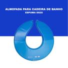 Almofada espuma para cadeira de banho