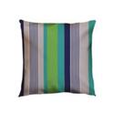 Almofada Estampada Listras Azul E Verde 50X50cm - Renata Sader