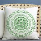 Almofada Estampada Mandala 40x40cm Provence Verde Almofada Estampada Mandala 40x40cm Provence Verde