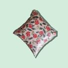 Almofada Estampada Rosas 40x40 espuma em flocos com tecido de Poliéster - Rose Cortinas