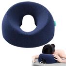 Almofada facial, massagem, encosto de cabeça xiaomubiao Multisleep, azul marinho