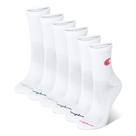 Almofada feminina Socks Champion 6PK High Quarter Almofada feminina Socks Champion 6PK High Quarter