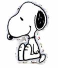 Almofada Fibra Formato Snoopy 34 x 25 Zona Criativa Desenho do Tecido:Estampado