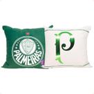 Almofada Fibra Suede do SE Palmeiras 40x40cm Oficial Presente