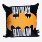 Almofada fibra veludo 40x40cm batman 85 anos