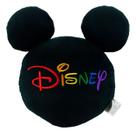 Almofada formato imagem mickey disney arco-íris 40x16x37cm - disney