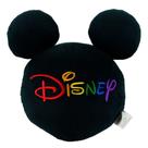 Almofada Formato Mickey Arco-Íris Pelúcia 40 Cm - FOFFY Almofada Formato Mickey Arco-Íris Pelúcia 40 Cm - FOFFY