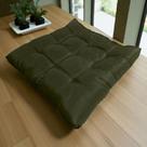 Almofada Futon Assento Decoração 60x60cm Flat Vários Modelos Almofada Futon Assento Decoração 60x60cm Flat Vários Modelos
