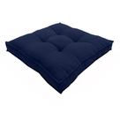 Almofada Futon Decoração 70x70 Cm Azul Marinho Cód. 1815