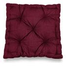 Almofada Futon Suede Aveludada Alta Cheia P/ Pallets Sofás Bancos 40x40x10 Extra Confortável