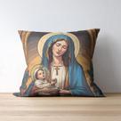 Almofada Gigante Retângular 50x70 Mãe Maria e Jesus auréola Almofada Gigante Retângular 50x70 Mãe Maria e Jesus auréola