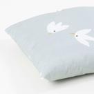 Almofada Grande Quadrada/Pássaros Azul - 40cmx40cm