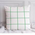 Almofada Grid 40x40cm Off White/Verde Almofada Grid 40x40cm Off White/Verde
