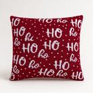 Almofada HoHoHo Tricot 50x50 Vermelho/Branco Almofada HoHoHo Tricot 50x50 Vermelho/Branco